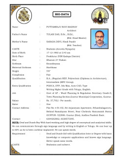 Puttamraju Ravi Madhav SR8510